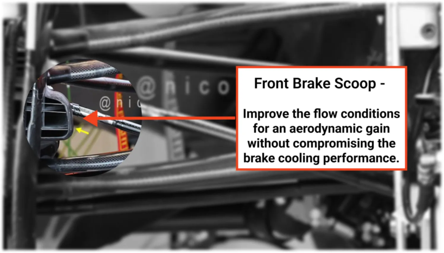 McLaren Zandvoort Front Brake Scoop