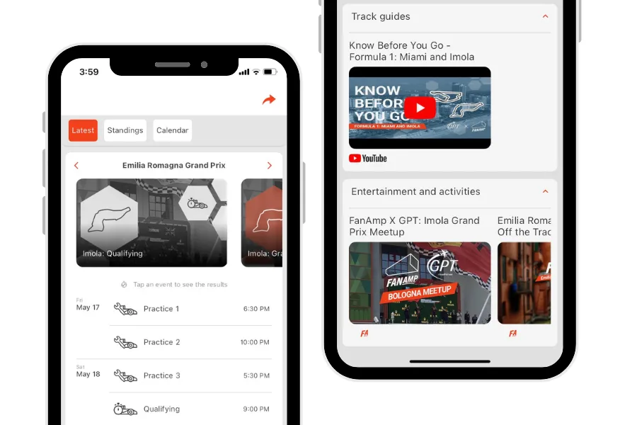 Imola GP Results FanAmp