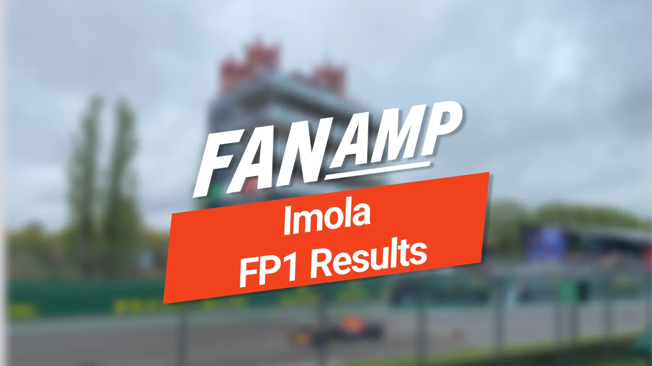 Emilia Romagna Grand Prix FP1 Results