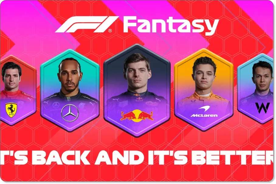 F1 Fantasy's 2023 launch promotional image
