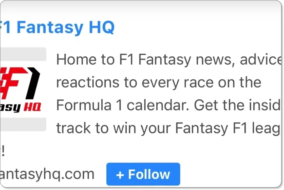 F1 fantasy hq