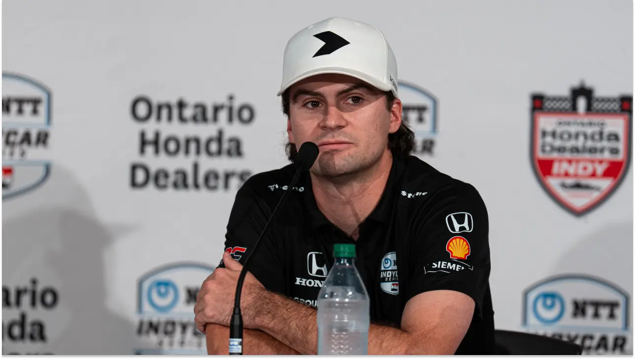 IndyCar driver Colton Herta of Andretti.
