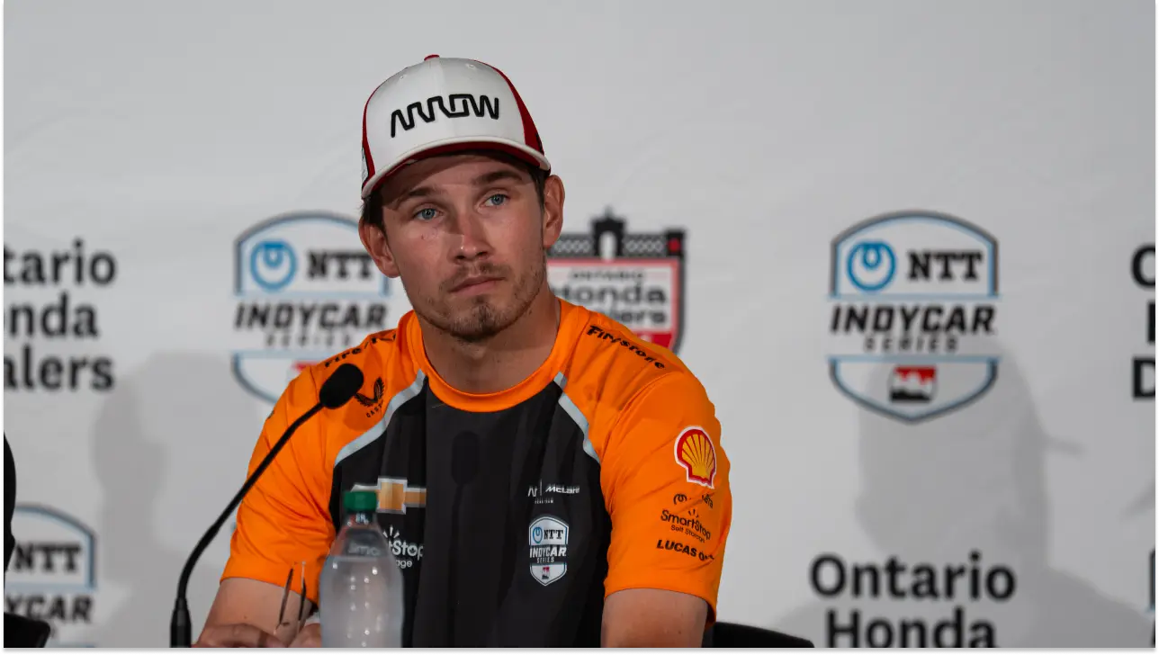 IndyCar driver Christian Lundgaard of Arrow McLaren.
