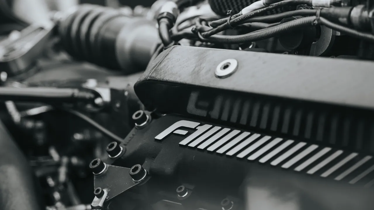 Engine close up at the Goodwood Festival of Speed