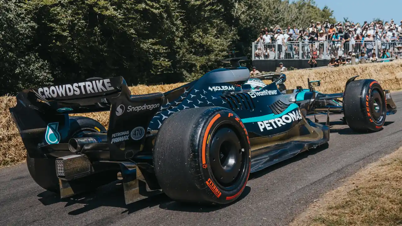 Mercedes W13 E-Performance at Goodwood