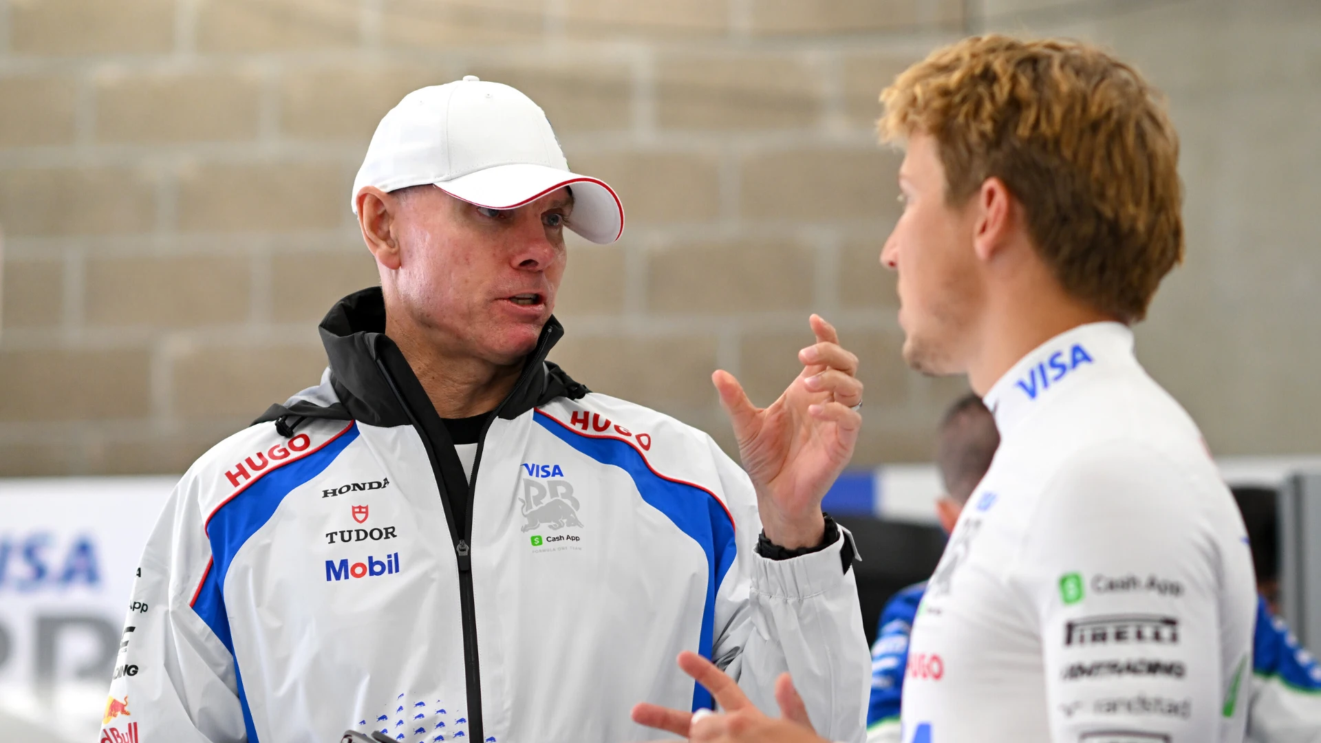 Alan Permane with VCARB F1 driver Liam Lawson