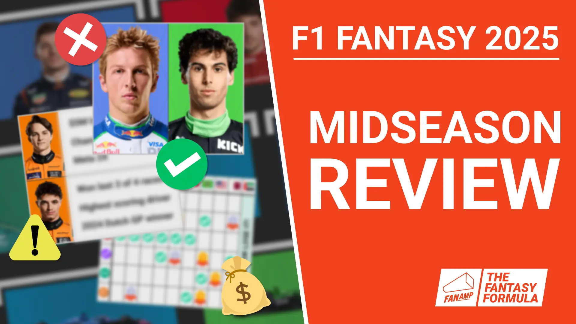 2025 F1 Fantasy Midseason Review | The Fantasy Formula