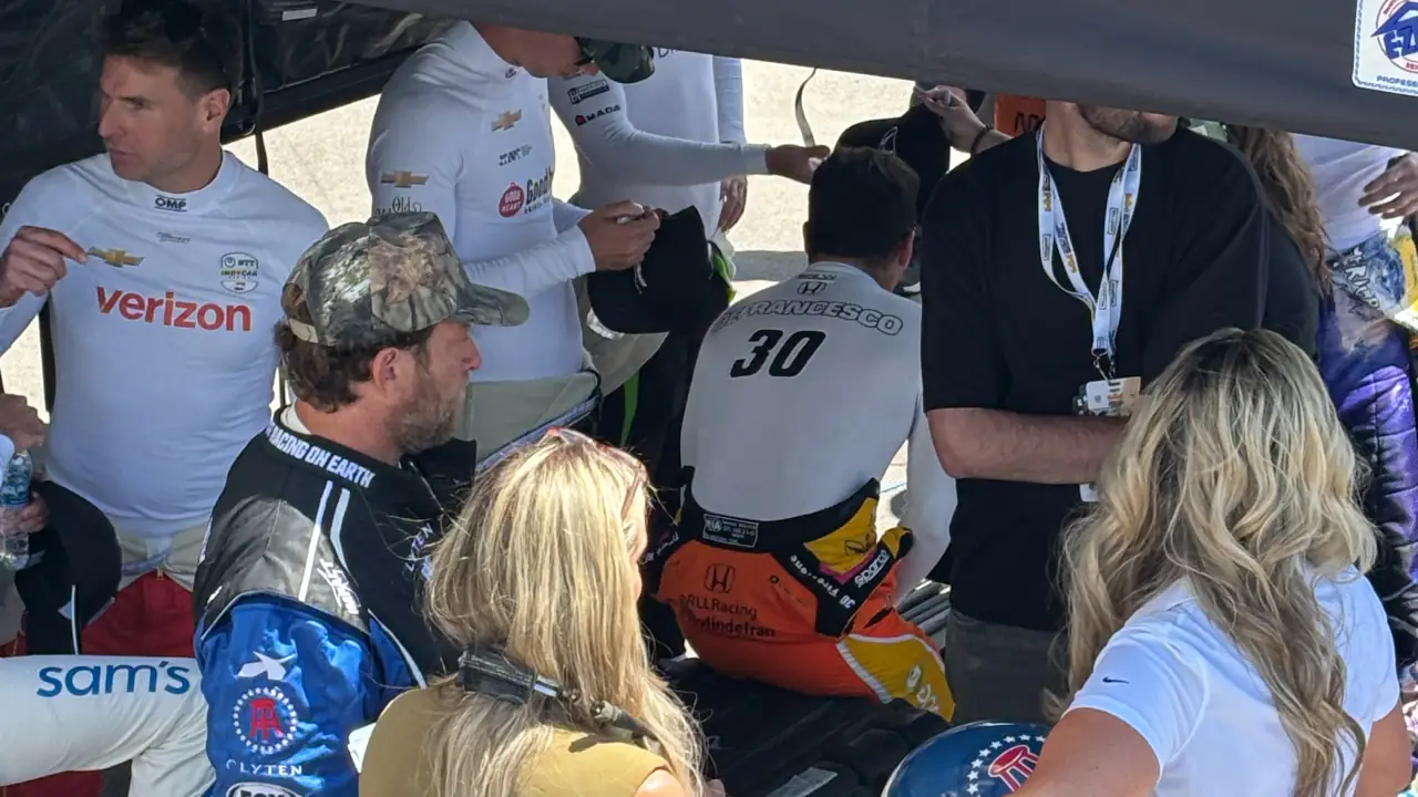 Backstage before the Driver Introductions on Race Day