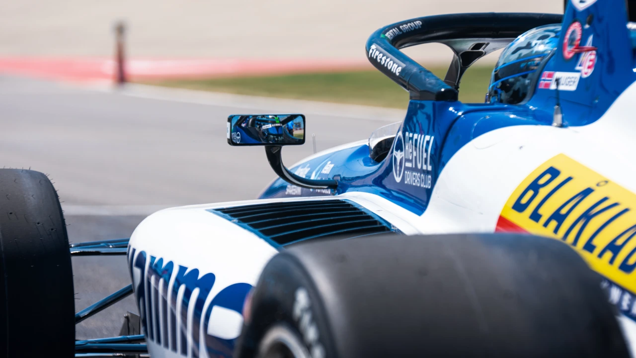 Dennis Hauger driving for Andretti