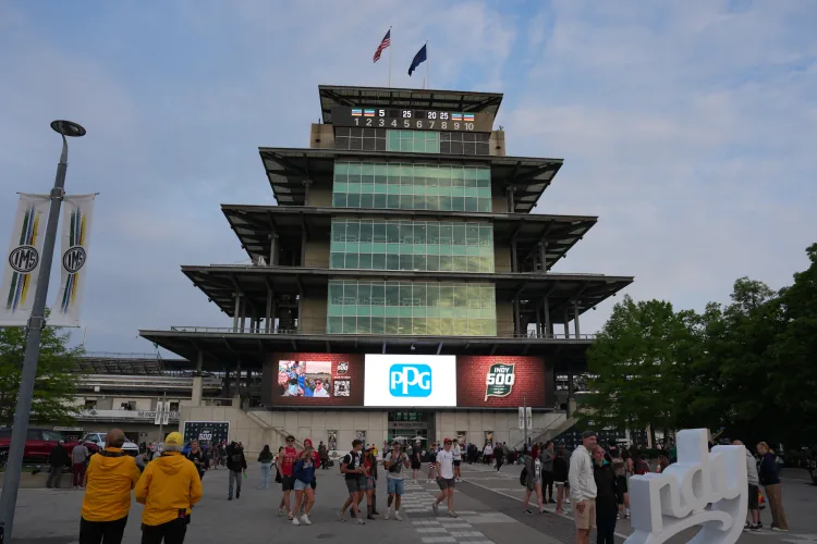 Indianapolis Motor Speedway during the Indy 500