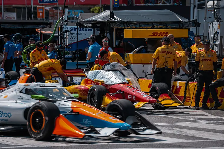 Pre race at the Milwaukee Mile 250