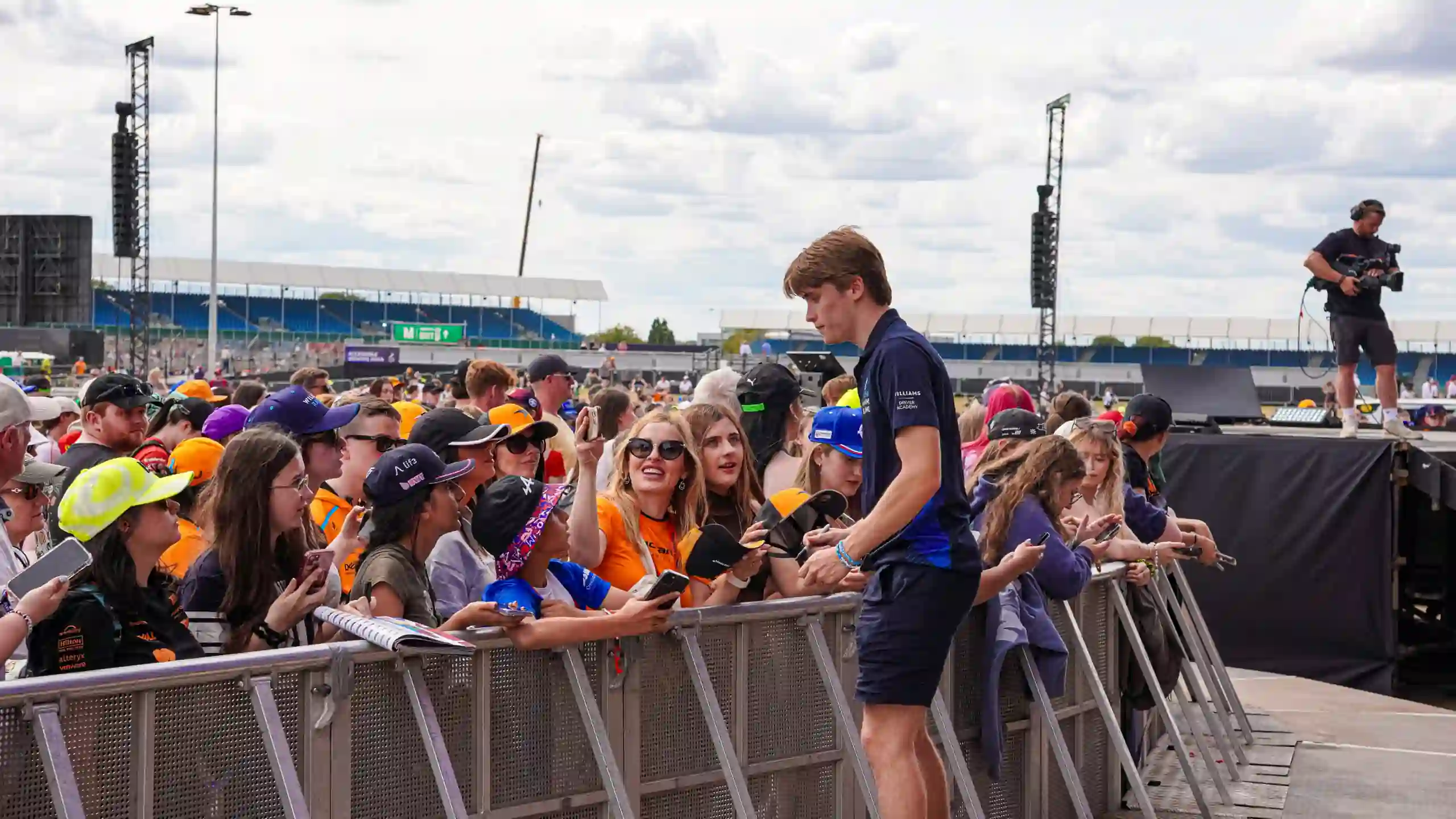 Formula 2 Fan Stage in Silverstone