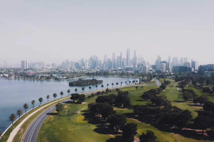 Albert Park Street Circuit in Melbourne