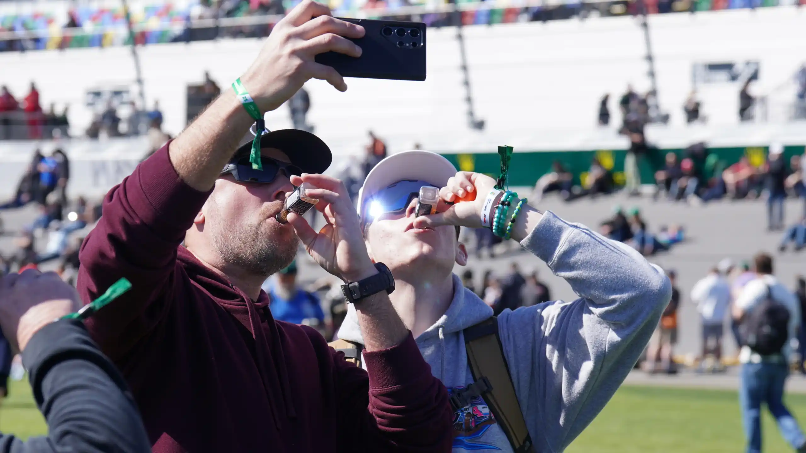 Fans at the 24 Hours of Daytona