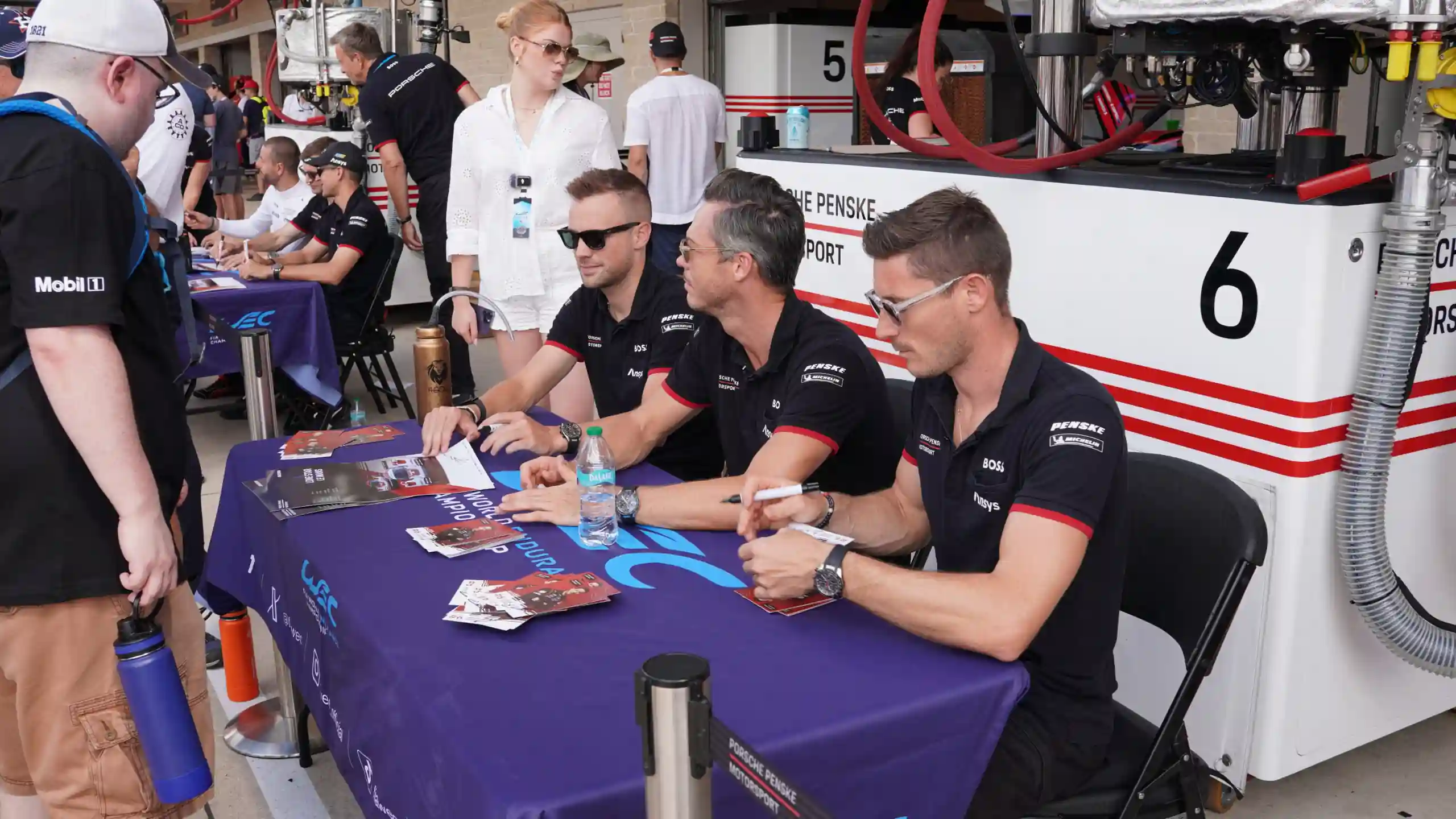 Driver autograph session