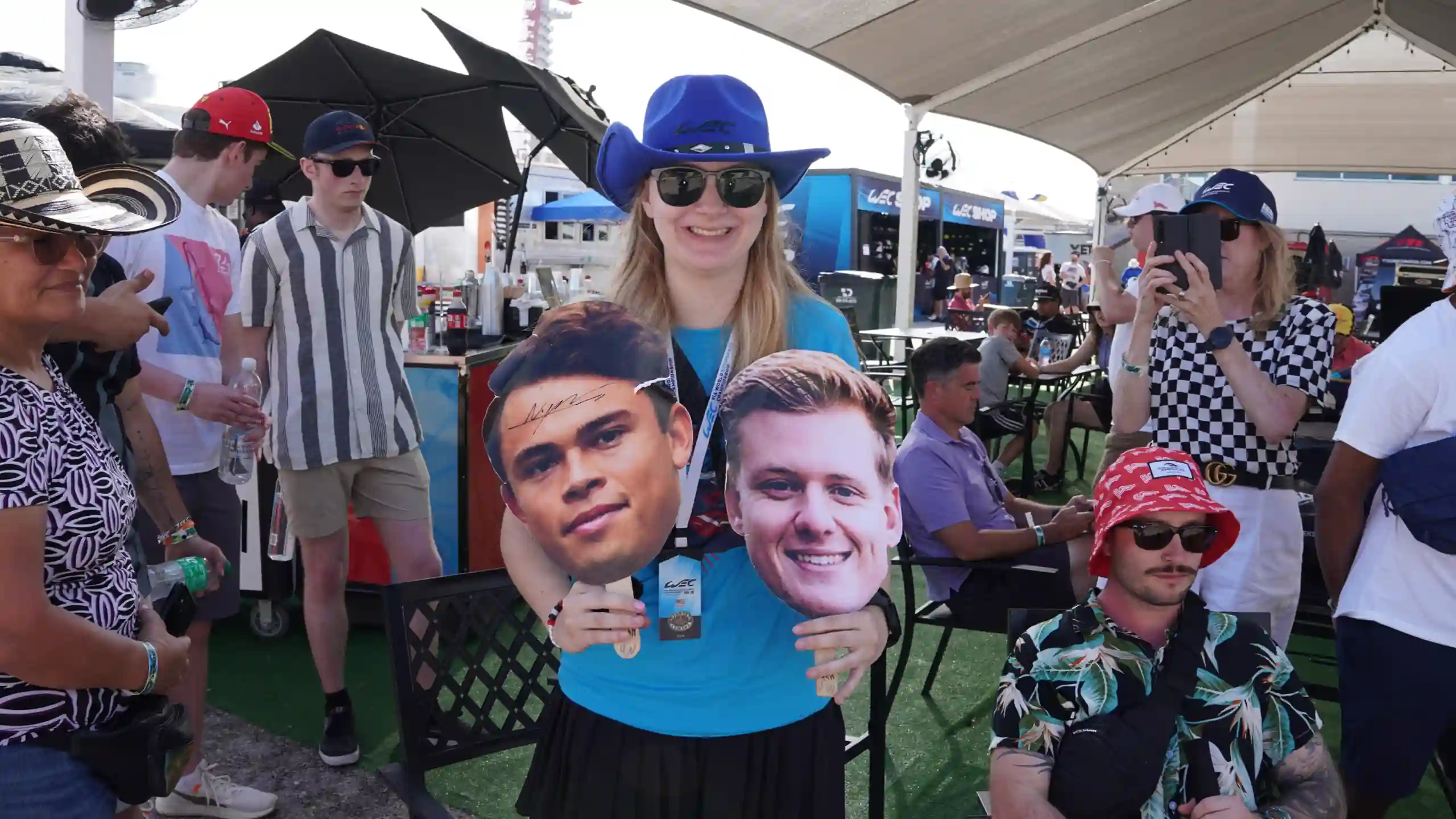 Fans at a WEC race