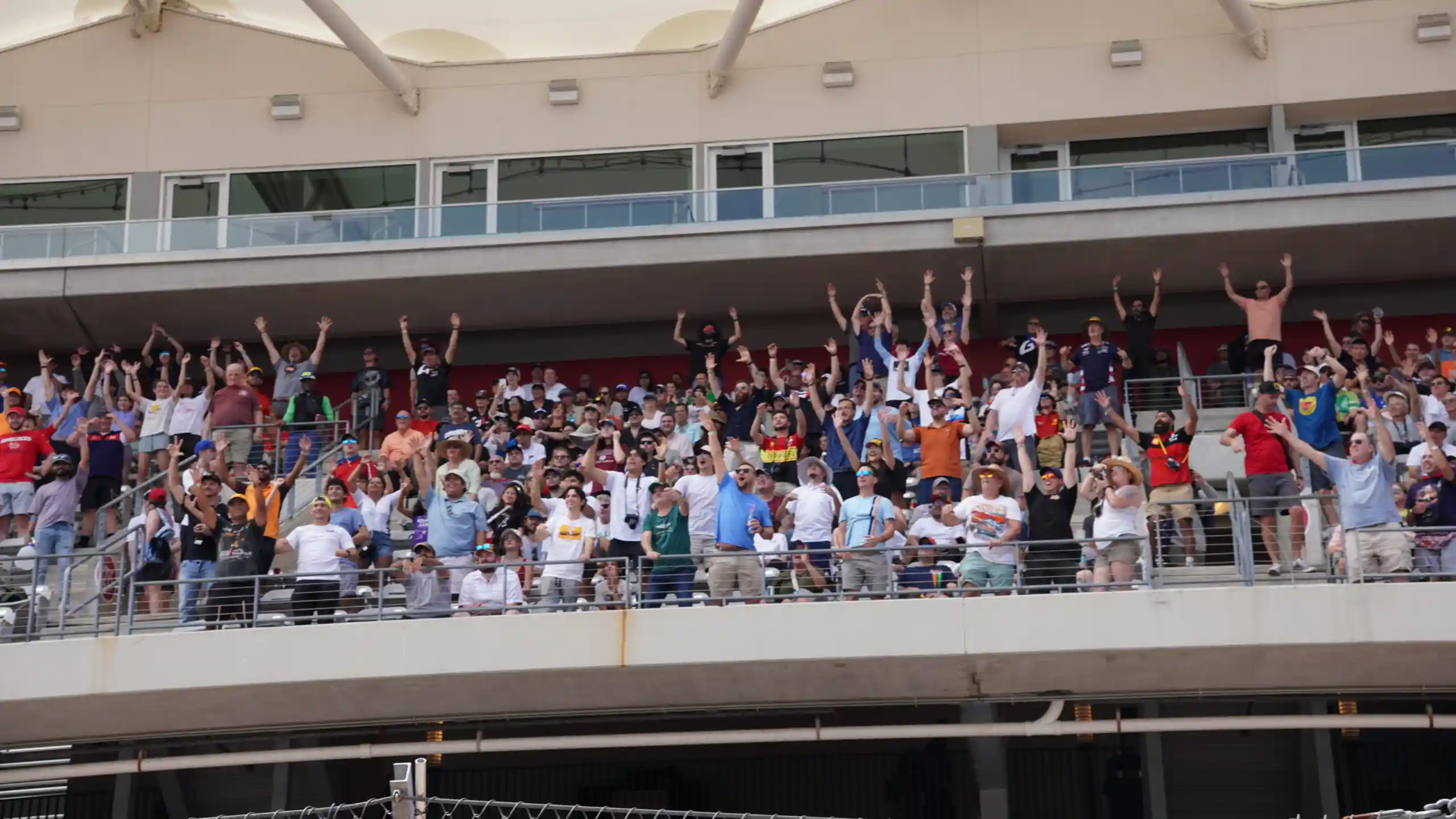 Full grandstand at the 2024 Lone Star Le Mans WEC race