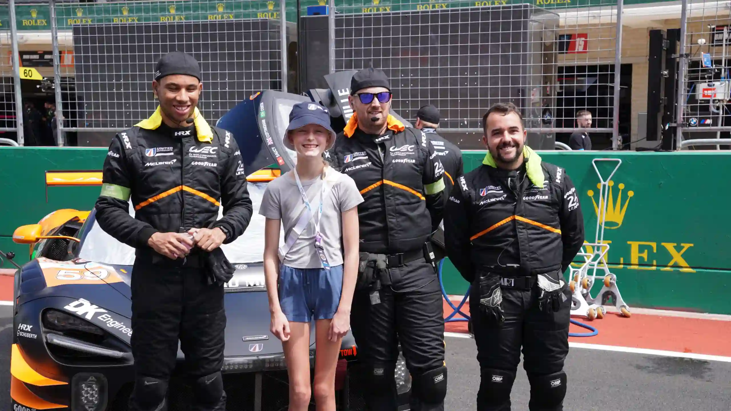 Pre race grid walk at a WEC race