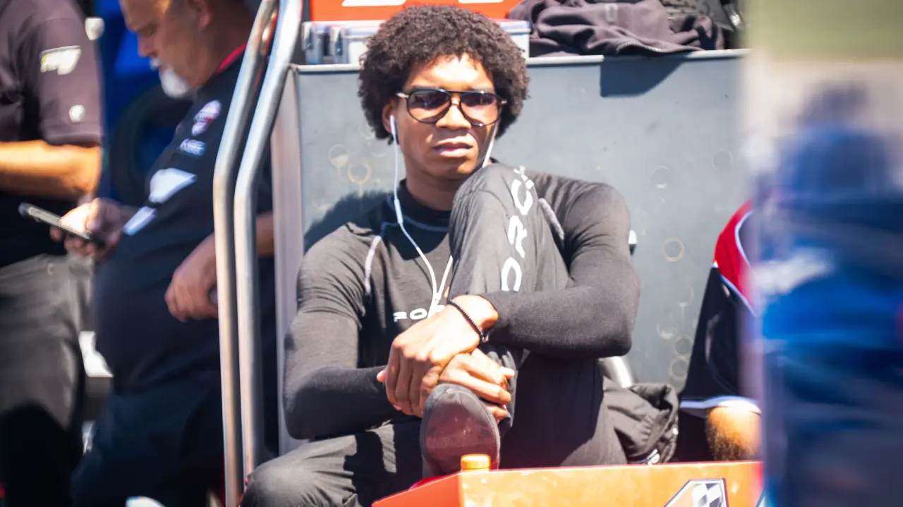 Myles Rowe on the grid in Nashville