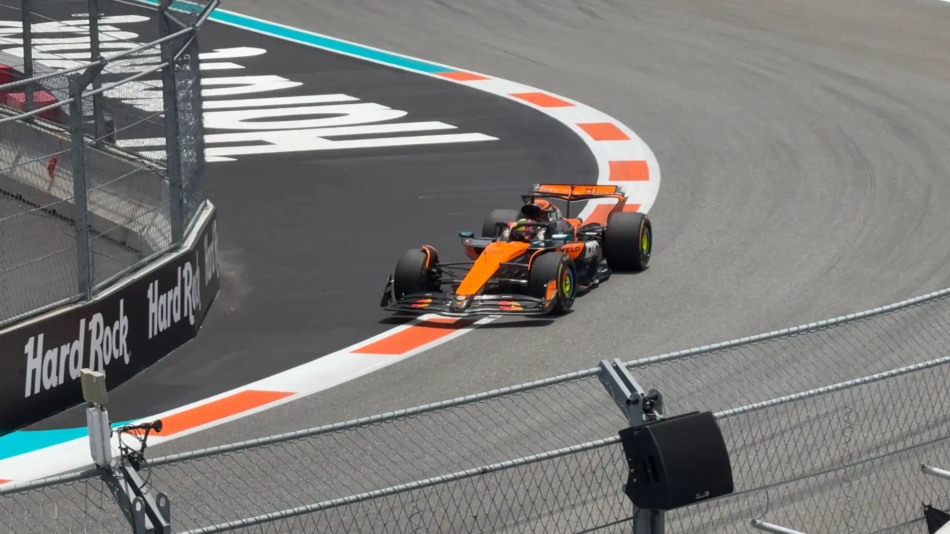 Oscar Piastri on track