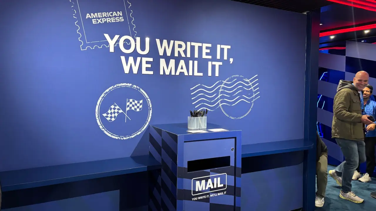 Postcards at the Amex Las Vegas Fan Experience