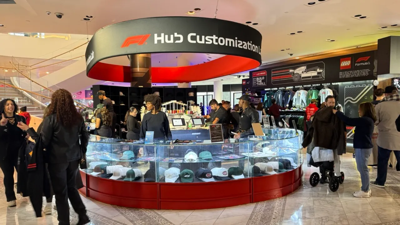 Customization options at the F1 Hub