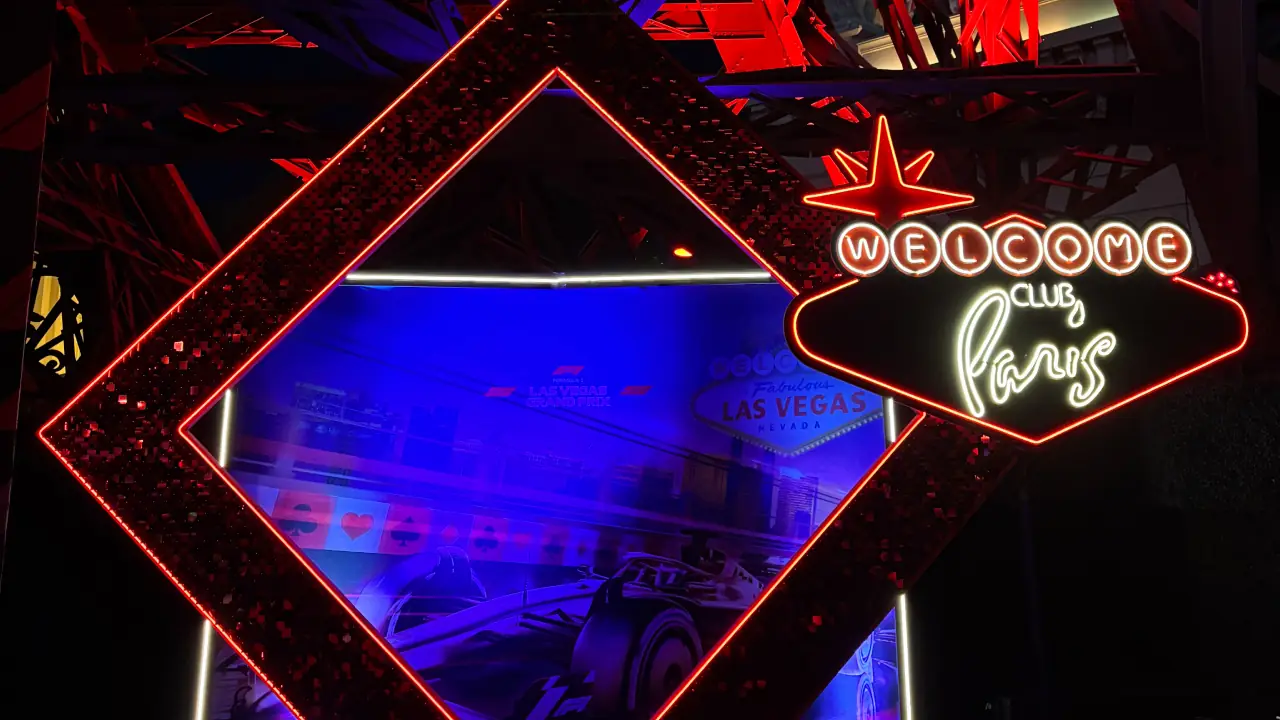 Club Paris viewing spot at the Las Vegas Grand Prix