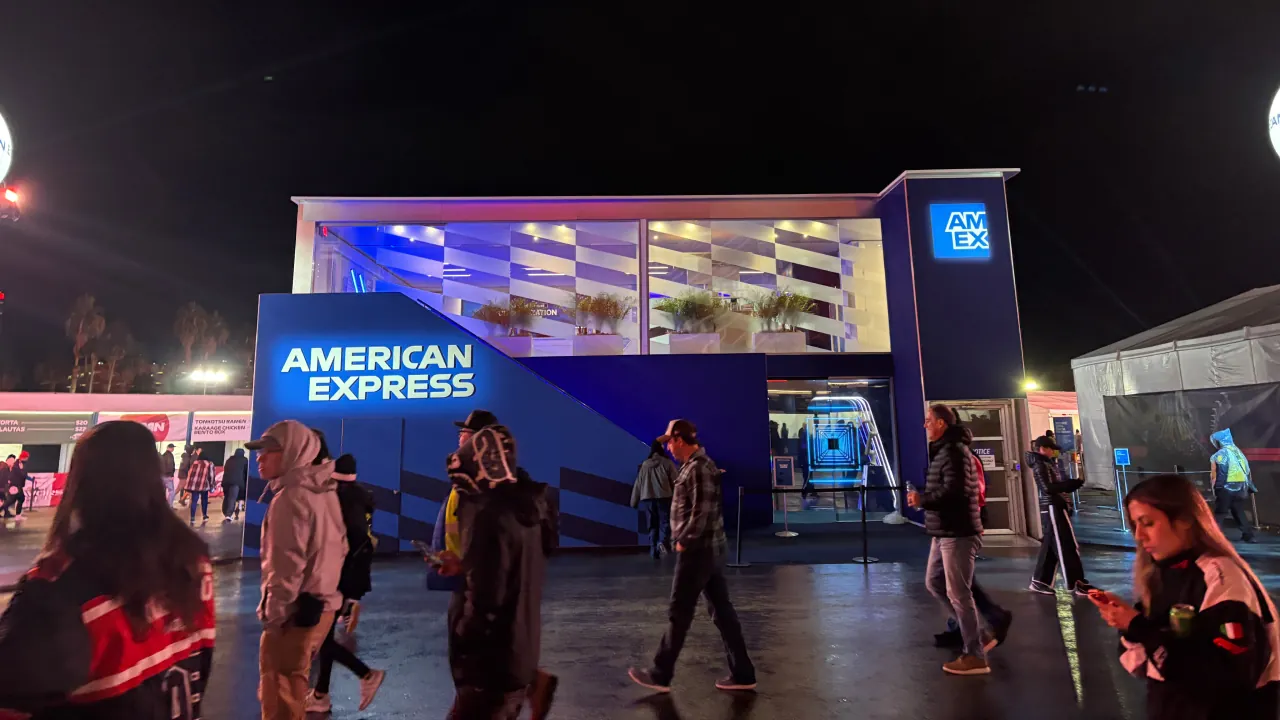 American Express Fan Experience in the East Harmon Zone