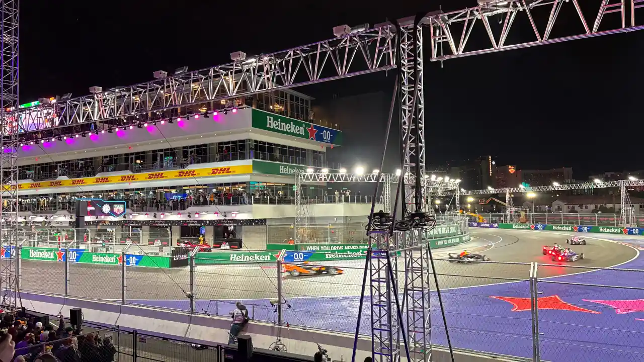 F1 Academy cars on track for the final race of the 2025 season