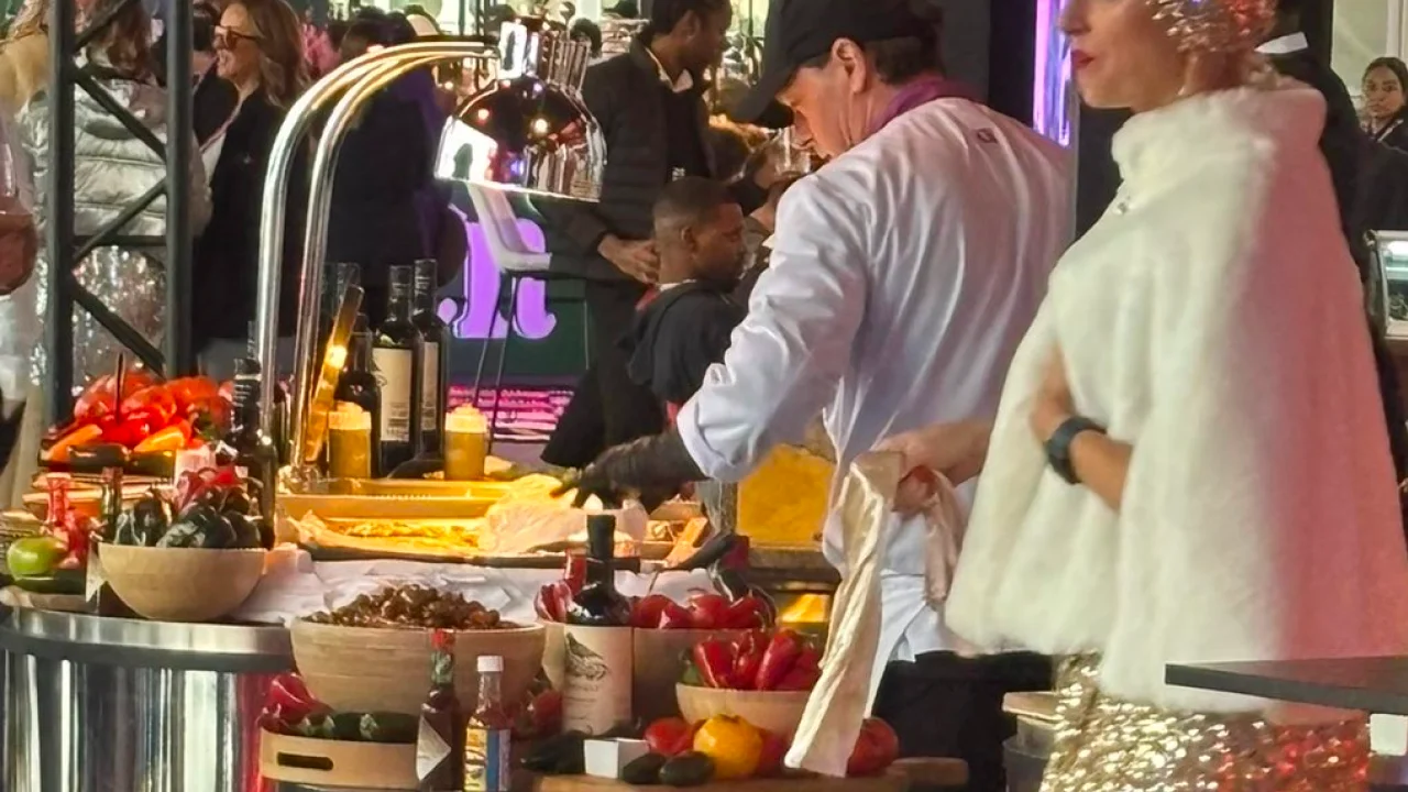 A Las Vegas GP Paddock Club chef