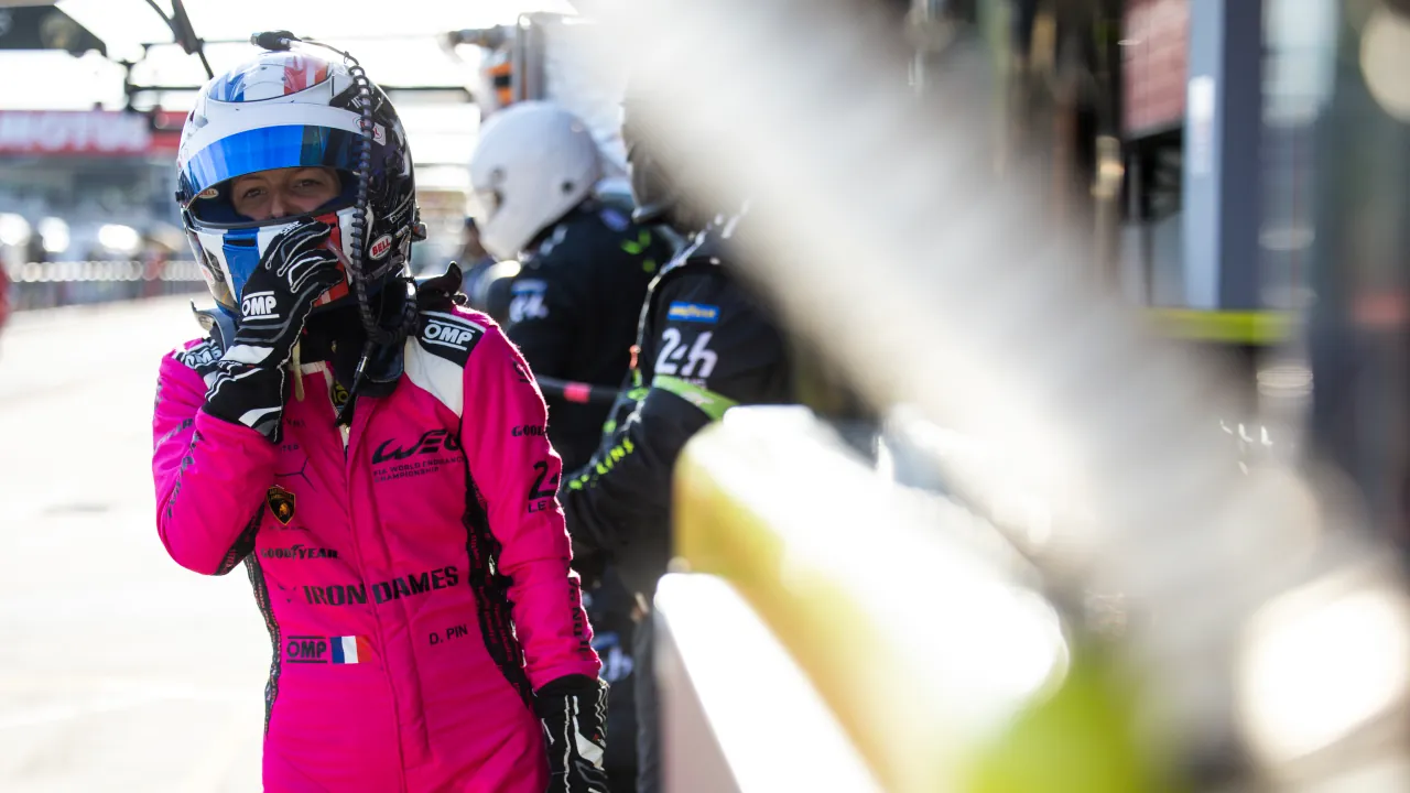 Doriane Pin racing with Iron Dames in WEC (Julien Delfosse/DPPI)
