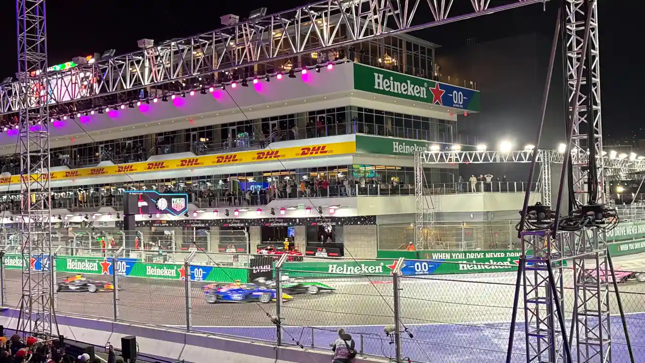 F1 Academy in Las Vegas for the 2025 Las Vegas Grand Prix