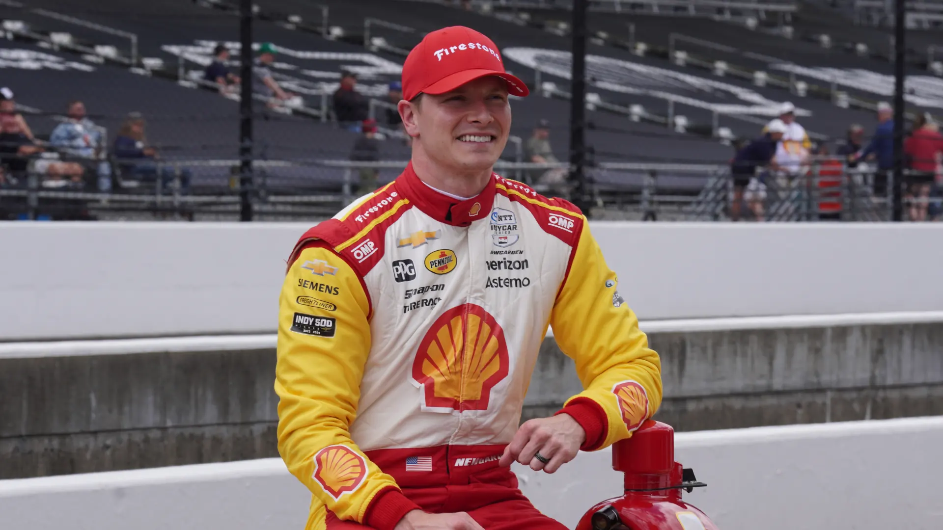 Josef Newgarden at the 2025 Indy 500