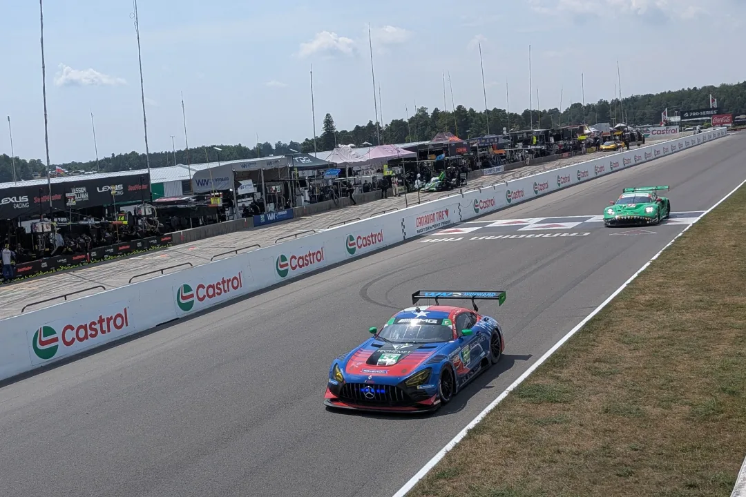 imsa race at the canadian tire motorsport park