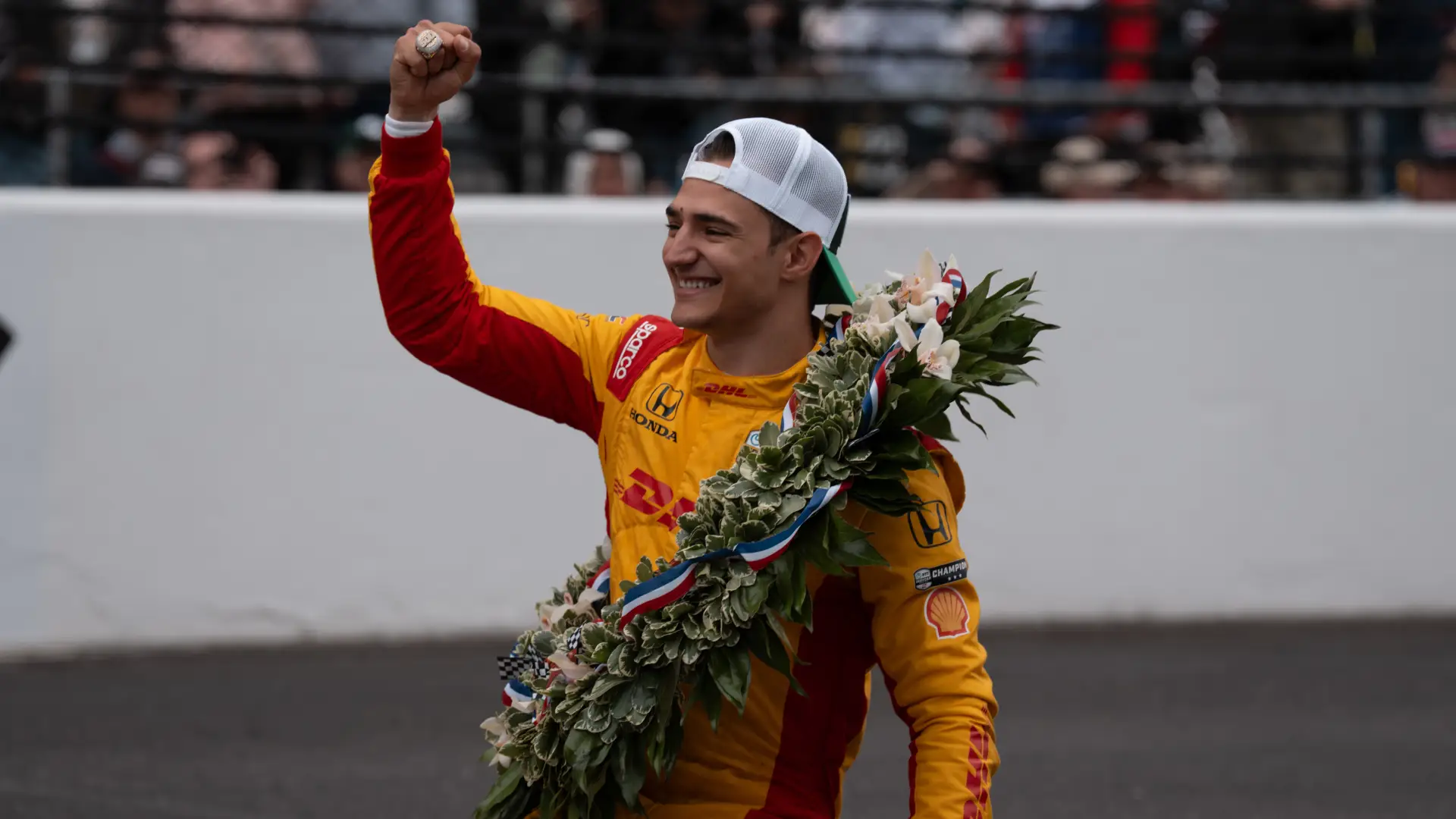 Alex Palou winning the 2025 Indianapolis 500