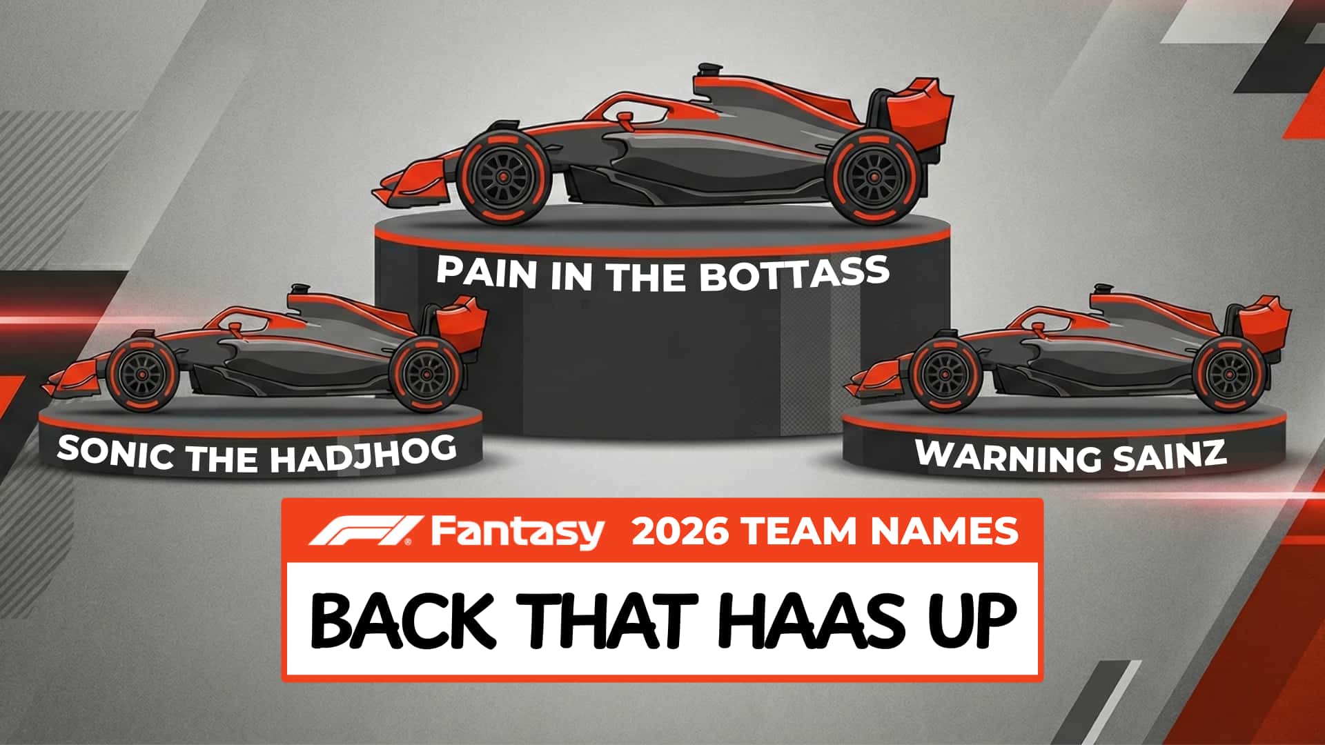 The Best F1 Fantasy Team Names (2026)