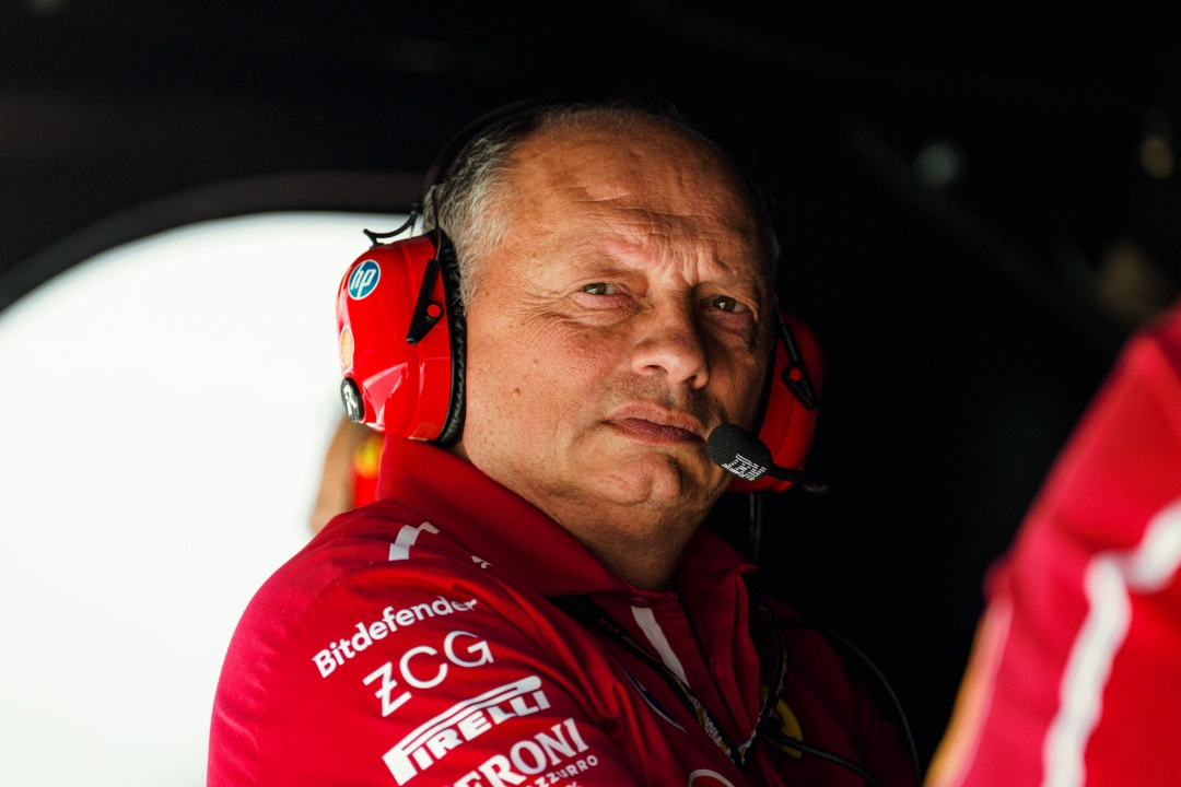 Ferrari team principal Fred Vasseur