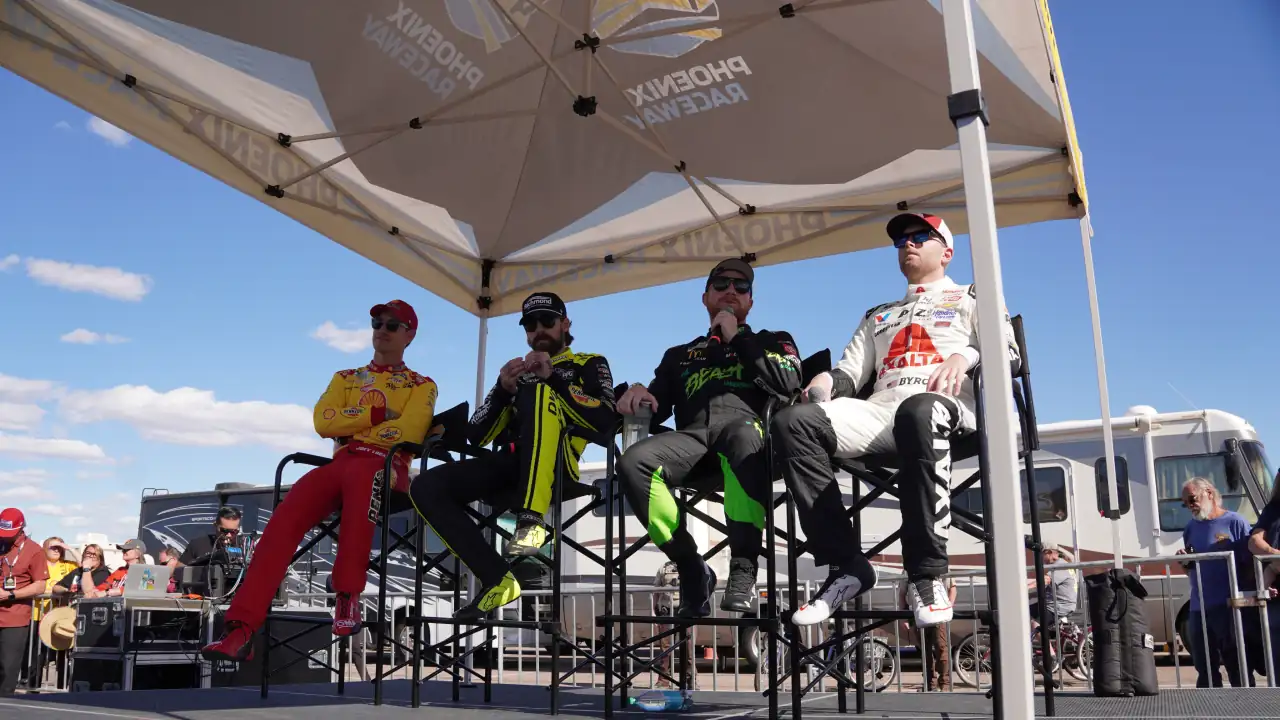 Joey Logano at the 2024 NASCAR Cup Championship