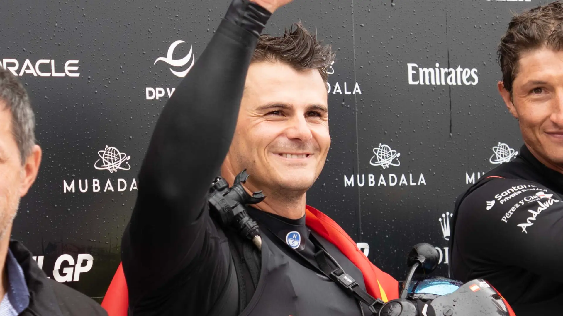 Diego Botín at the 2025 NYC SailGP