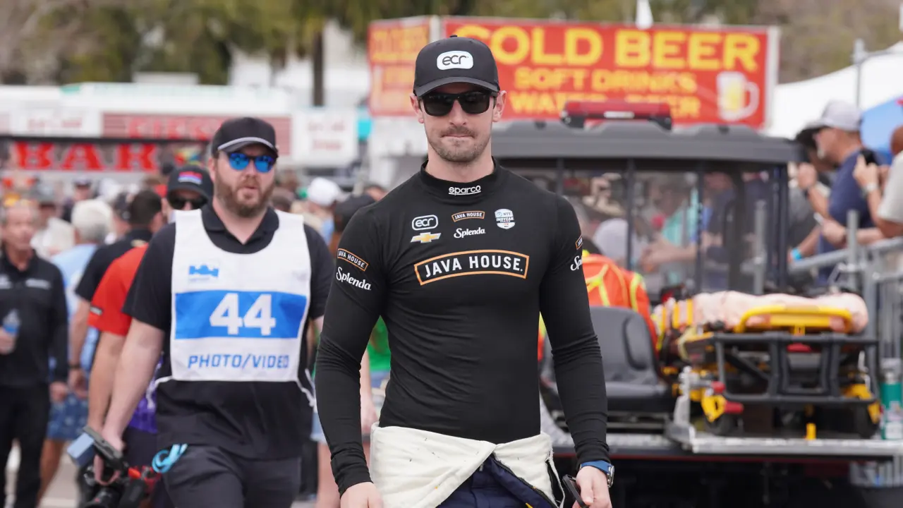 Alexander Rossi driving for Ed Carpenter Racing in IndyCar