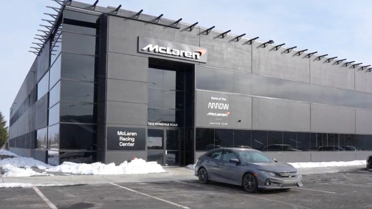 The new McLaren Racing Center that launched in February of 2026