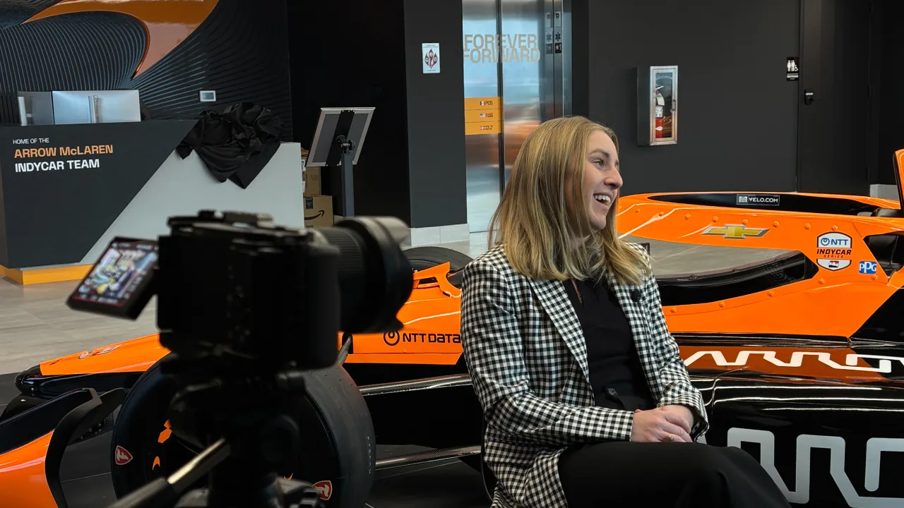 Lauren Gaudion the Vice President of Marketing and Communications for Arrow McLaren