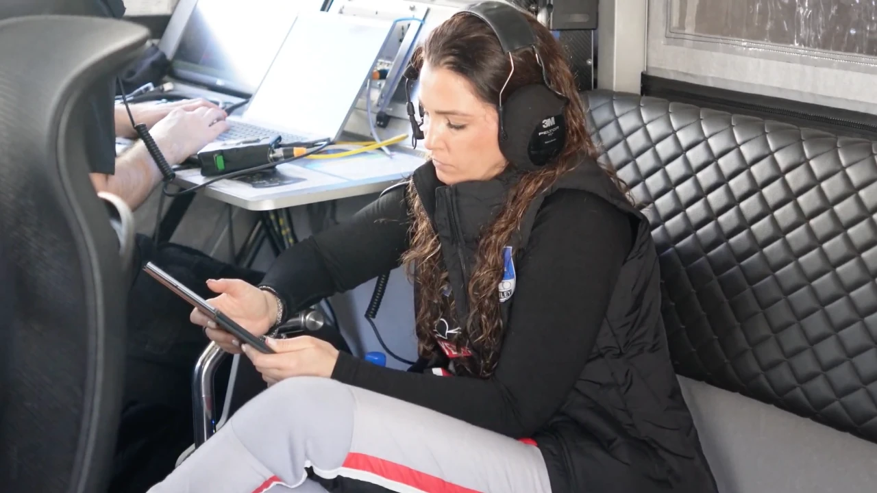 Sheena Monk before the Qualifying Session for Myers Riley at the Rolex 24