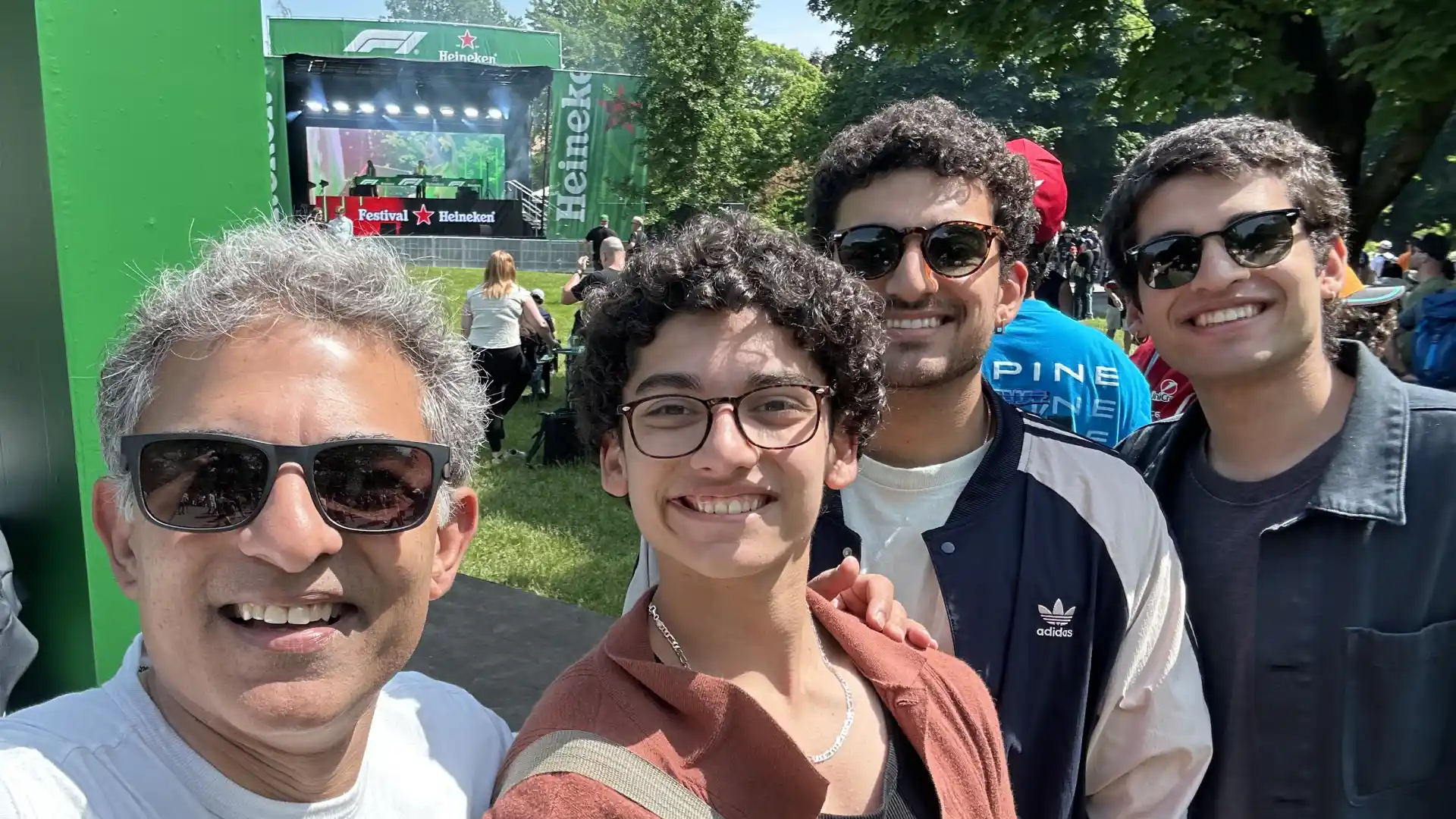 The Gangjis at Friday Practice for the Canadian Grand Prix