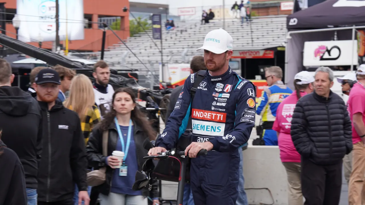 Kyle Kirkwood at the Detroit Grand Prix