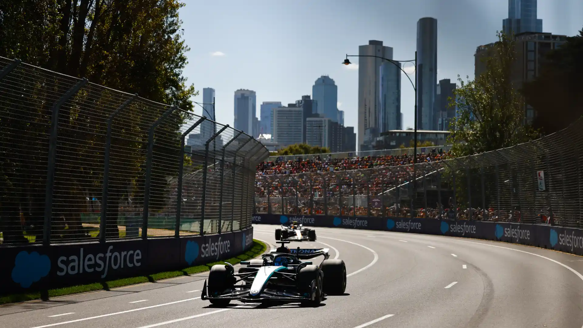 Mercedes F1 car at the 2024 Australian Grand Prix