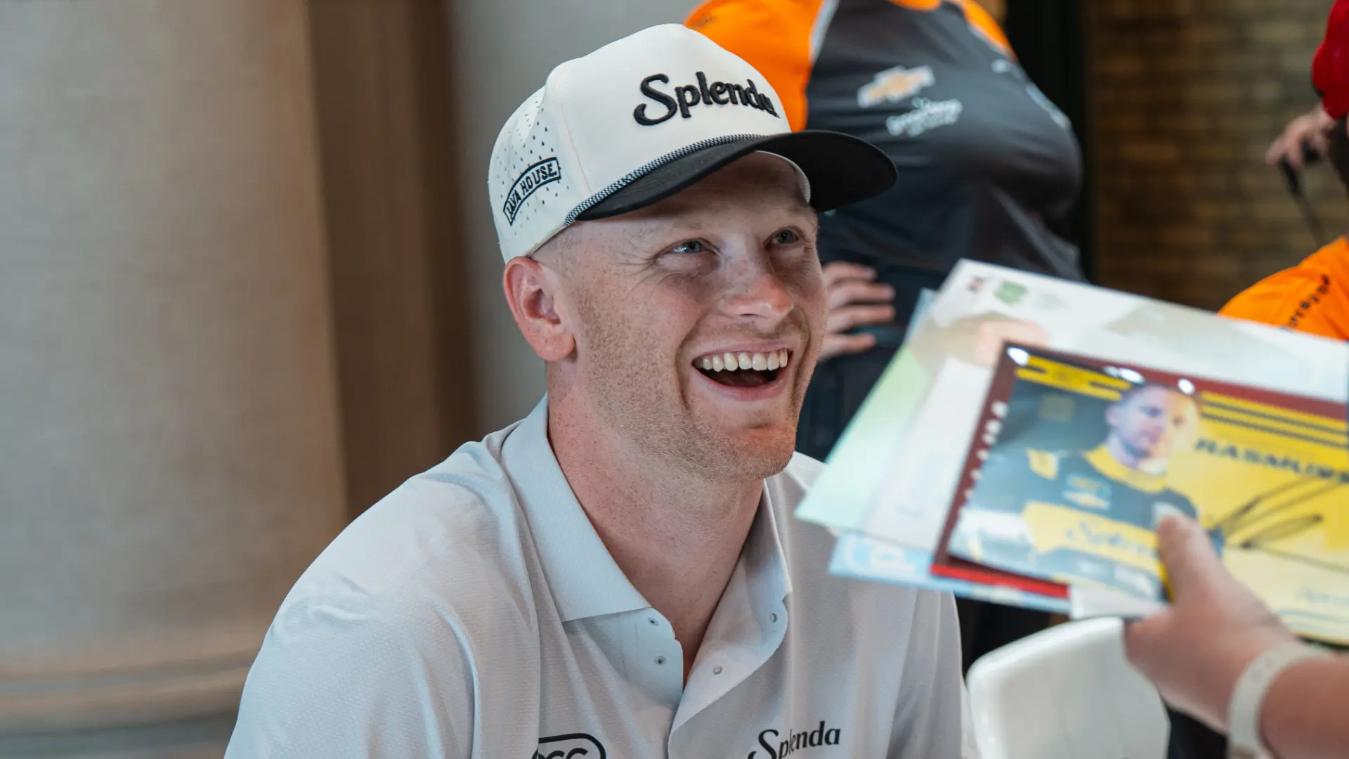 Christian Rasmussen at the Toronto IndyCar race