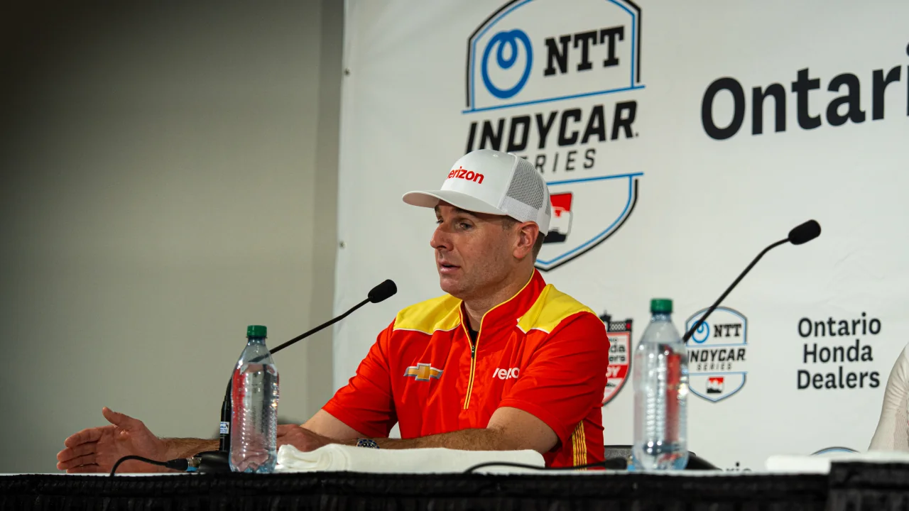 Will Power at the 2025 Ontario Honda Dealers Indy