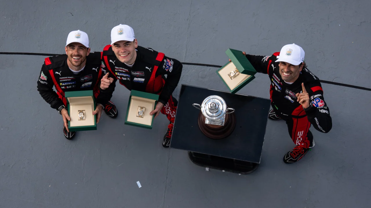 The #7 Porsche Penske 2026 Rolex 24 Winners