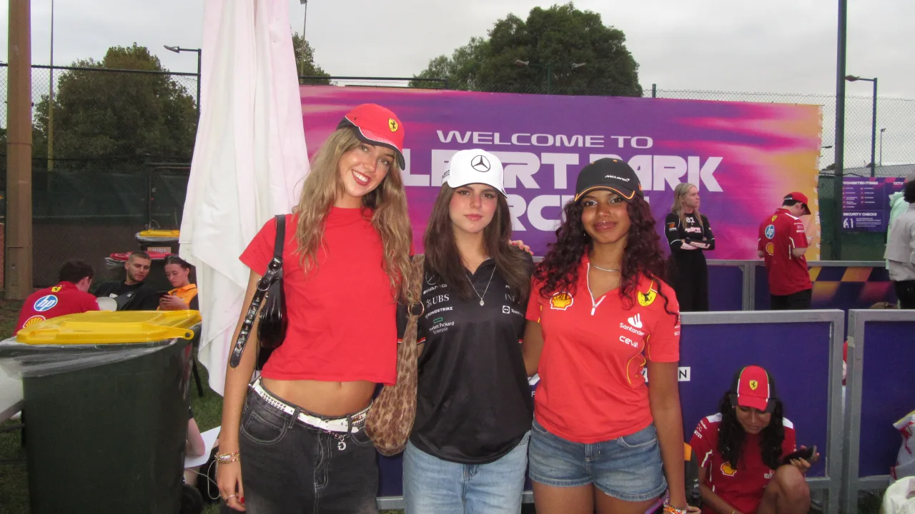 Bianca and friends before lights out